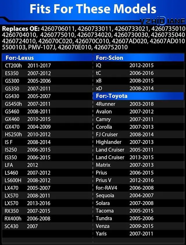 Alt view image 2 of 7 - Pre-Programed 4260706011 for:-Toyota TPMS Sensors 315MHz Tire Pressure Monitoring Sensor Tacoma Camry Tundra 4Runner for:-RAV4 for:-Lexus IS250, 4260733021 4260733021 PMV-107J(5PCS New)