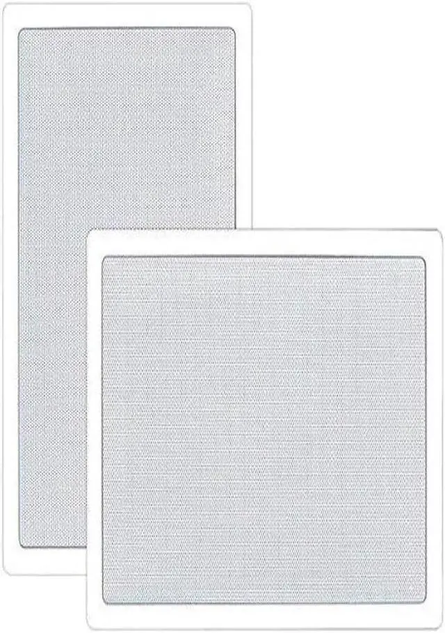 Main image of Two Way Stereo Sound Speaker - Dual Professional Audio Speakers System - In Wall / In Ceiling White Mount Flush, 6.5" Midbass, 1/2 Inch Polymer Tweeter - Indoor Home Theater - Pyle PDIW65 (Pair)