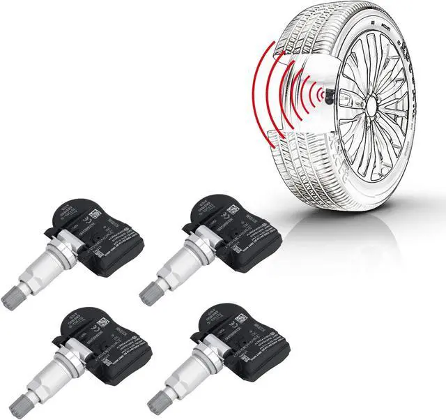 Main image of 4Pack 36106856209 433MHz Tire Pressure Monitoring System(TPMS)Sensor Compatible with MINI Cooper BMW I3 I8 X1 X2 X5 X6 M2 M235I M240I M3 M4 228I 230I 320I 328D 328I 330E 330I 335I 340I 428I 430I 435I