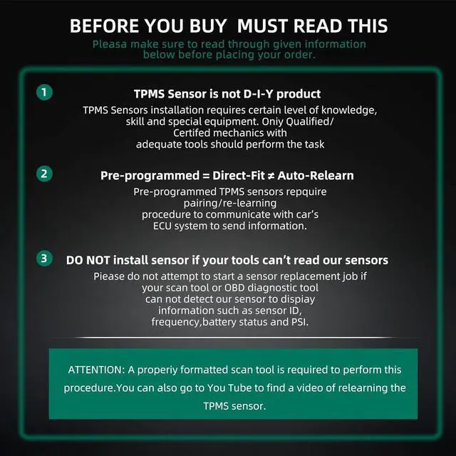 Alt view image 6 of 7 - Sensor Dodge,4Pack 433Mhz Tire Pressure Monitoring System Sensor Compatible for Chrysler Jeep Dodge Fiat Replaces#68313387AB 68193586AC 68252493AB
