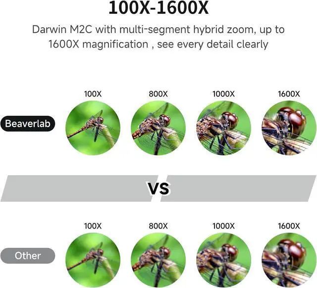 Alt view image 2 of 7 - Microscope for Kids, 1000X Mini Microscope for Kids, Kids Microscope with 4.0" IPS Screen, Portable Digital Pocket Microscope for Kids 8-12, Miniscope Kids Compatible with iPhone Android Computer