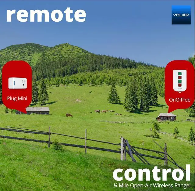 Alt view image 7 of 7 - Smart Plugs, YoLink 1/4 Mile World's Longest Range Smart Plug Compatible with Alexa, IFTTT 10A Smart Home Plug Mini Outlet, Remote Control Home Appliances from Anywhere, 4 Packs, YoLink Hub Included