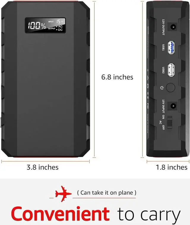Alt view image 6 of 7 - Portable Power Bank with AC Outlet, 88.8Wh Portable Laptop Charger, Portable Power Station Outdoor Generators Portable for Home Backup Outdoor Emergency