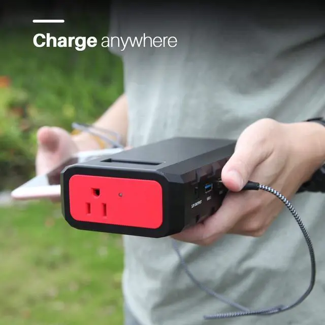 Alt view image 7 of 7 - Portable Power Bank with AC Outlet, 88.8Wh Portable Laptop Charger, Portable Power Station Outdoor Generators Portable for Home Backup Outdoor Emergency