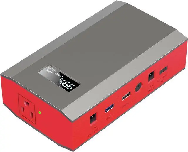 Main image of Portable Power Bank with AC Outlet, 65W 110V External Battery Pack 24000mAh Power Pack Portable Power Source Supply for Outdoor RV Tent Camping Home Office Emergency