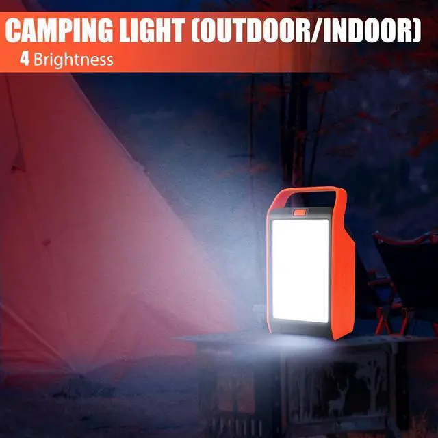 Alt view image 6 of 7 - Portable Power Station 83Wh, Camping Solar Generator Power Bank with 110V/80W AC Outlet, USB Type-C Port, Camping Light Lithium Battery for Home Emergency Laptop Battery Backup