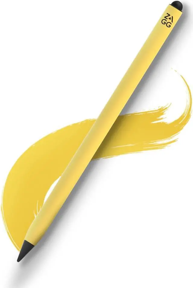 Main image of Active Dual-Tip w/Capacitive Back-End, Wireless Charging, Palm Rejection, Tilt Recognition -Compatible w/iPad Pro 11/12.9 (3,4, & 5 Gen)/Air 10.9/iPad 10.2/9.7/Mini 5 & 6 - Yellow