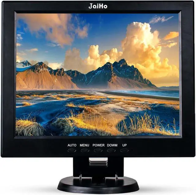 Main image of 12 Inch LCD Security CCTV Monitor, 800x600 4:3 Resolution Color TFT LCD Display Screen with VGA/HDMI/AV/BNC/MIC USB Ports for Surveillance Camera, STB and Other Video Equipment