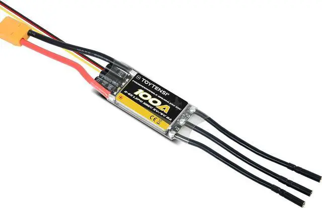 Main image of 100A 2-6S RC Brushless Motor ESC for RC Plane Airplane with SBEC 5V/6V 8A