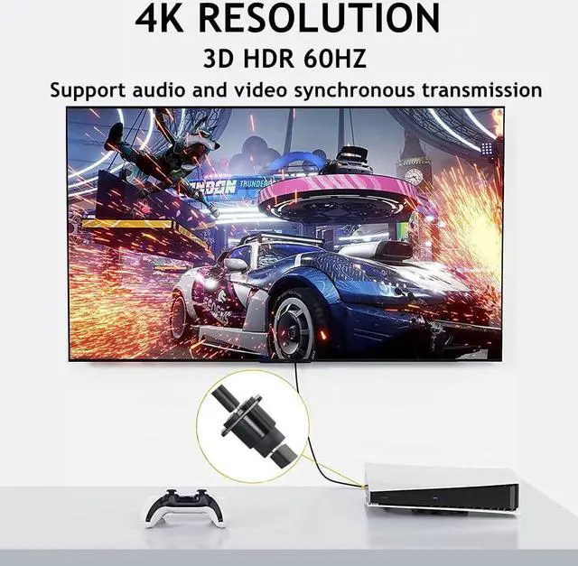 Alt view image 2 of 7 - 10Pack HDMI Panel Mount Coupler, HDMI D-Type Pass Through Connector, Female to Female 4K Adapter, HDMI Bulkhead Extension 4K 60hz 3D and HDR with Cap