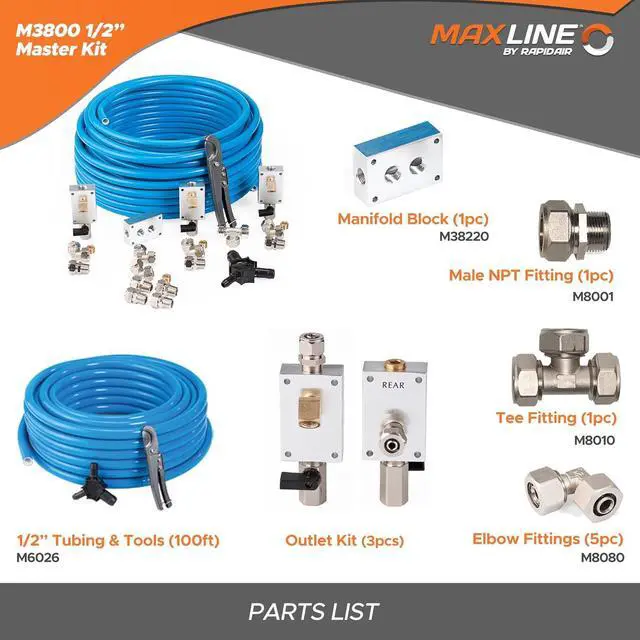 Alt view image 2 of 6 - M3800 Master Kit, 1/2-Inch x 100-Feet