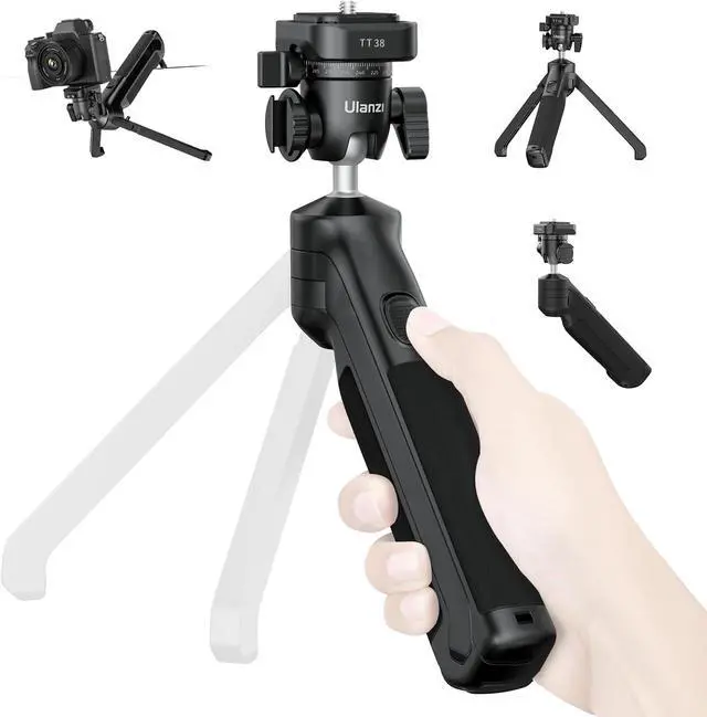 Main image of Tabletop Tripod for Camera Mini Vlogging Tripod TT38, Uka F38 ClickOpen Flexible Travel Tripod for //Nikon/Fujifilm SLR DSLR Pocket Stand Shooting Selfie Video Vlog