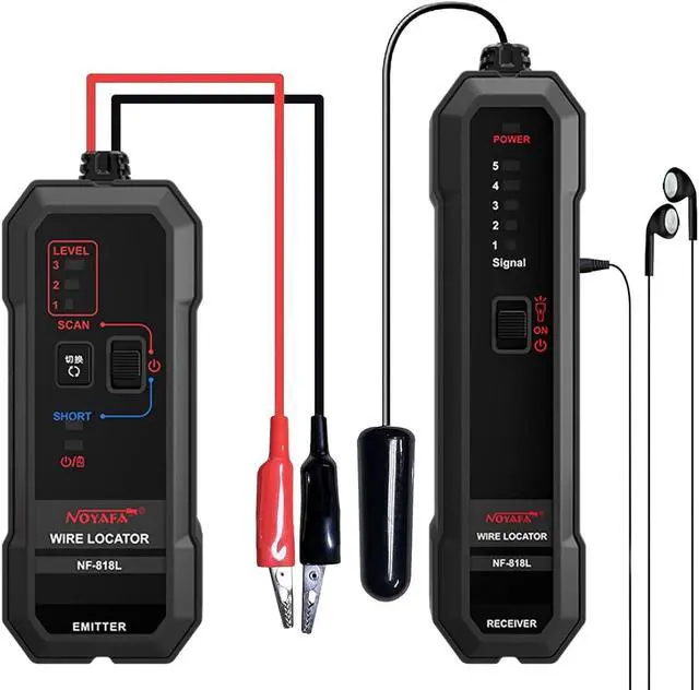 Main image of New Underground Wire Locator, RockyMars Cable Tester with Rechargeable 1100mAh Battery for Invisible Fence for Dogs, Circuit Breaker Finder, Electric Fence Wire Tr, Wire Break Locator, etc.