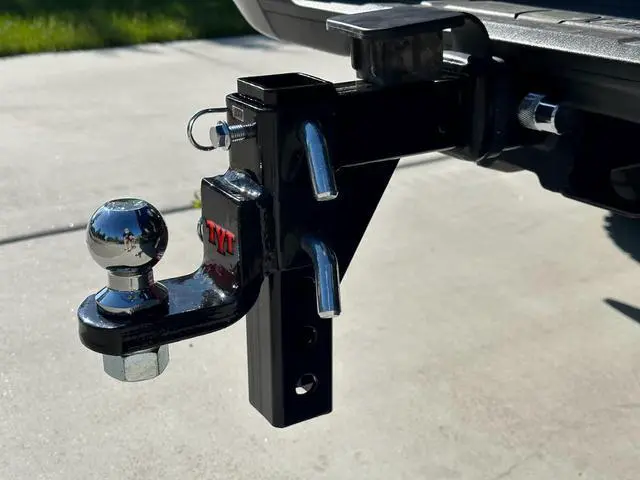 Alt view image 7 of 7 - Adjustable Trailer Hitch Ball Mount, 2" Towing Ball 7500 LBS, 9-1/2" Drop and 8-1/4" Rise, Fits 2-in Receiver with 2 Pin&Clips and 5/8" Premium Pin Lock for Heavy Duty Truck