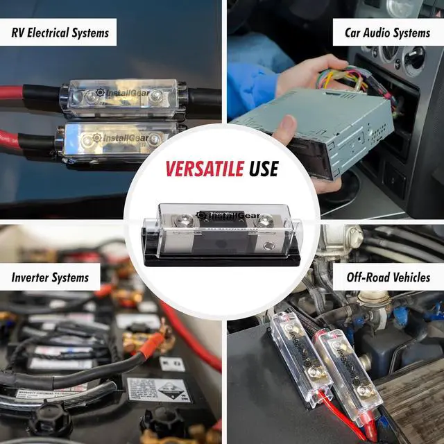 Alt view image 6 of 7 - Dual 1/0 Gauge Amp Wiring Kit - Amp Kit with 4 Amplifier Installation Wiring True Spec and Soft Touch Wire - 4 Gauge Wire, 1/0 Gauge Amp Kit, Amplifier Wiring Kit, Sub Wiring Kit