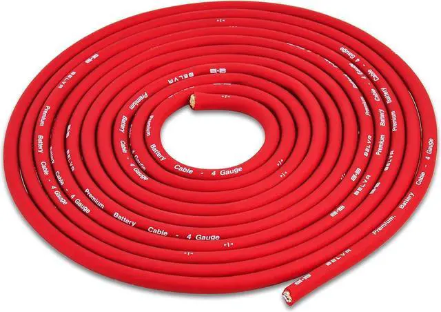 Alt view image 7 of 7 - True 1/0 Gauge AWG Premium CCA Dual Amplifier Wiring Kit Without RCA Cable - BPK0D RED