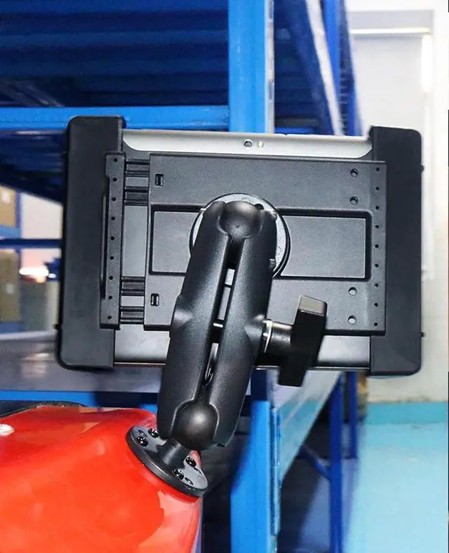 Alt view image 6 of 7 - Double Ball Mount with Two AMPS Round Plates, Tablet, Fish Finder Mount, Double Socket Arm with 1.5 inches / 38mm / C Size Ball, Compatible with RAM, Arkon, iBolt and More