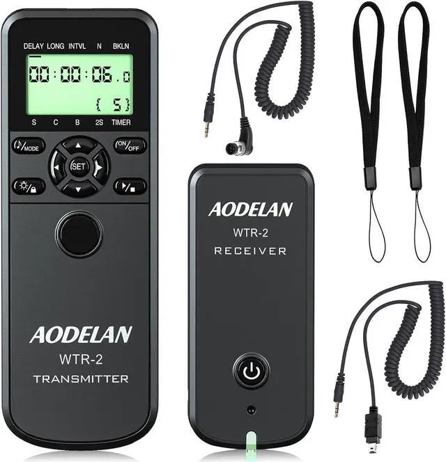 Intervalometer Remote for Nikon Camera Wireless Timer Shutter