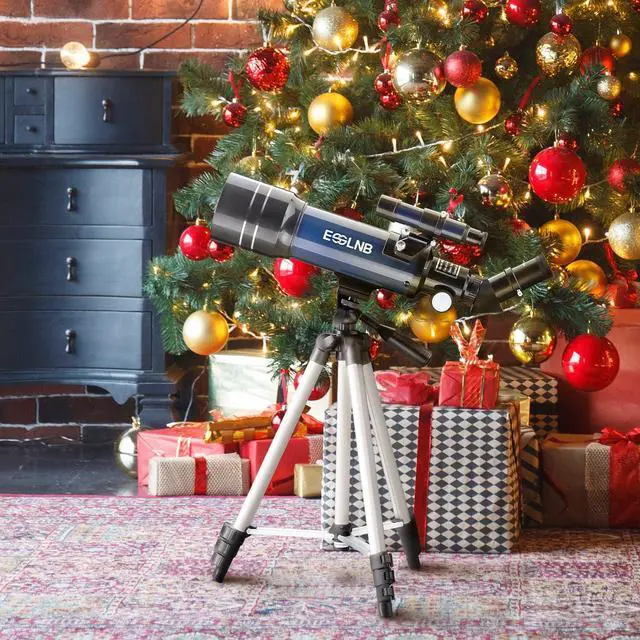 Alt view image 2 of 7 - Telescope for Adults, 70mm Aperture Refractor Telescopes (15X-180X) for Astronomy Beginners, Portable Travel Telescope with Phone Adapter & Adjustable Tripod