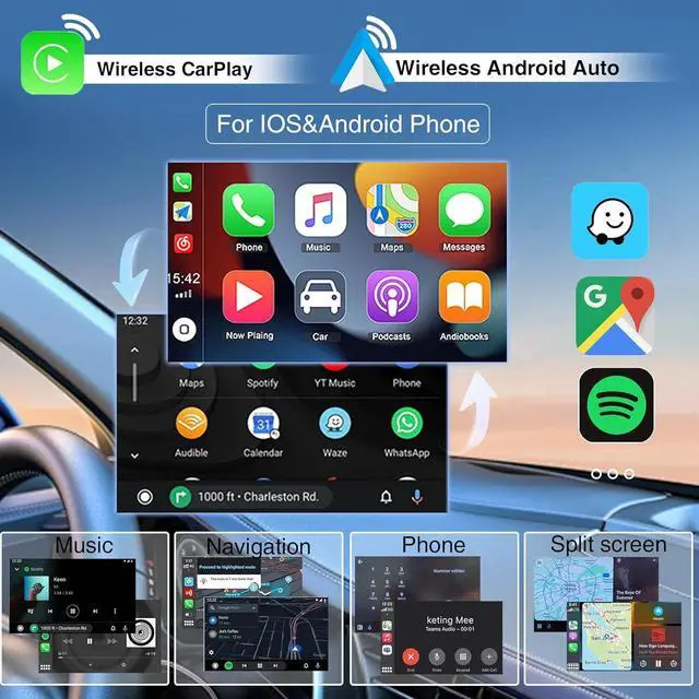 Alt view image 3 of 7 - Car Stereo Radio RCD360 PRO3S Wireless Carplay Android Auto OPS Bluetooth USB SD FM/AM 6.5inch Touchscreen for Golf MK5 MK5 Passat Jetta Polo EOS CC (Backup Camera Function Deactivated)