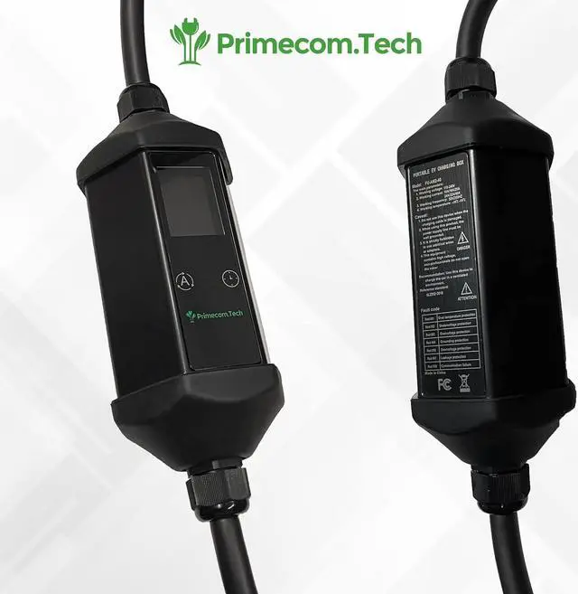 Alt view image 4 of 7 - 40Amp Primecom Level 2, Electric Vehicle (EV) Charger, (240V, 32A/40A), NEMA 14-50 Electric Car Charger, 30 feet, 40 feet, and 50 Feet Lengths for TESLA Level2 EV Charger (40, 40Amp) for Tesla