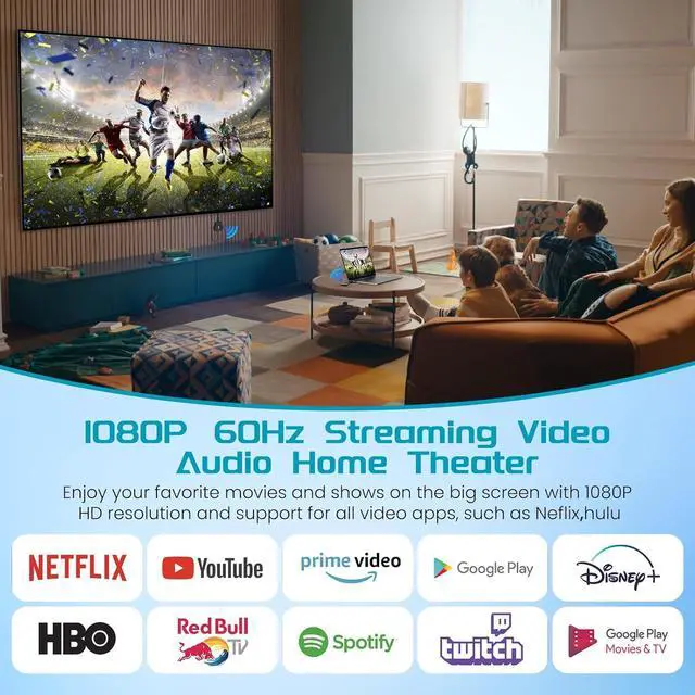 Alt view image 7 of 7 - Wireless HDMI Transmitter and Receiver with USB C to HDMI Adapter 1080P@60Hz (165Ft) 5G Wireless HDMI Adapter Kit for PC, Laptop,Switch,TV Box, to TV, Monitor, Projector Black