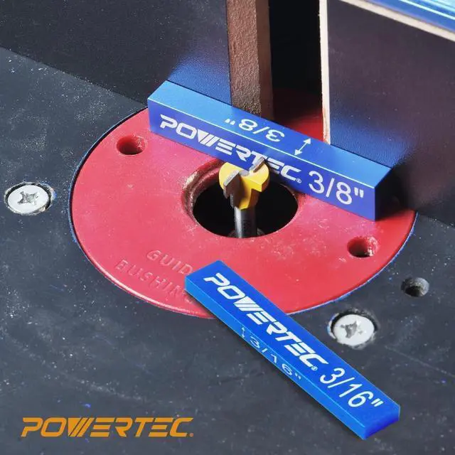 Alt view image 2 of 7 - Setup Blocks Height Gauge 15pc Set, Router Table Setup Bars w/L Square 3pc, Machinist Square for Router Fence, Table Saw Blade, Band Saw, Drill Press (72052)