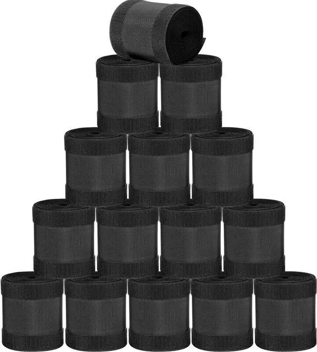 Main image of Cable Grip Floor Cable Cover Cords Cable Protector Cable Management Only for Commercial Office Carpet (Black,147.64 ft)