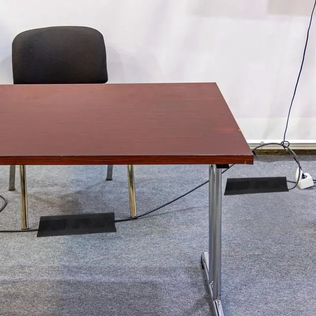 Alt view image 6 of 7 - Cable Grip Floor Cable Cover Cords Cable Protector Cable Management Only for Commercial Office Carpet (Black,147.64 ft)