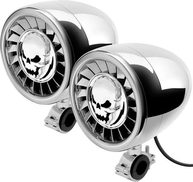 Alt view image 7 of 7 - AS5-X Gen.3 All-in-One 600W Built-in Amplifier 5" Full Range Waterproof Bluetooth Motorcycle Stereo Speakers Audio Amp System, 1 to 1-1/4" Ape-Hanger Handlebar Harley Custom Touring Cruiser