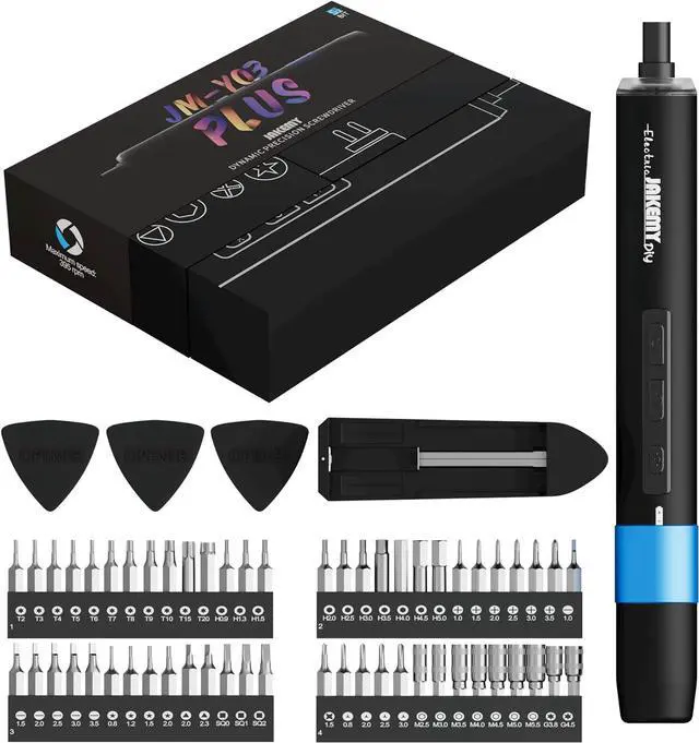 Main image of Precision Electric Screwdriver Kit 61 In 1 Manual & Automatic Torque Power Screwdriver Set Rechargeable Cordless with LED Light for Laptop/Phone/Glasse/Watch