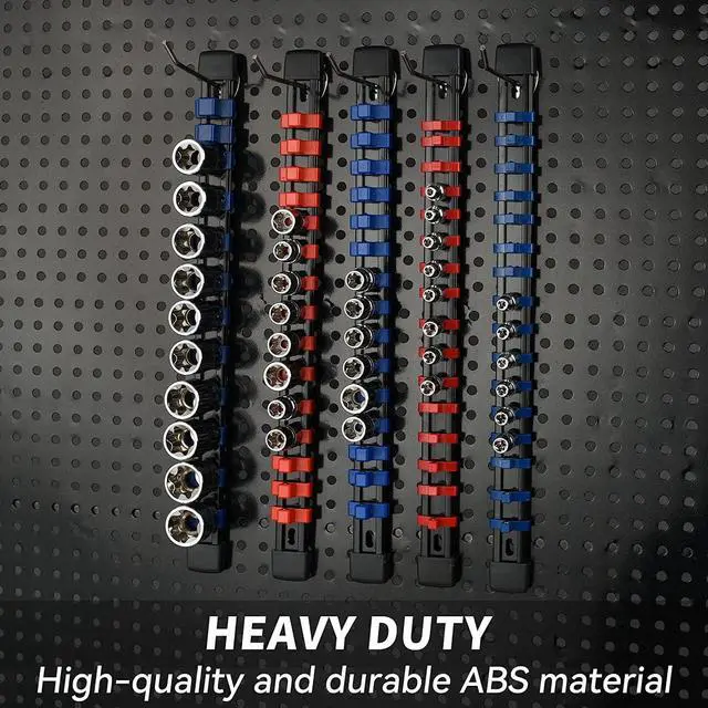 Alt view image 7 of 7 - Socket Organizer Drive ABS Tools - Socket Holder, Premium Quality 30 Pieces Socket Holders Kit 1/4-Inch x 160 Clips, 3/8-Inch x 150 Clips, 1/2-Inch x 120 Clips30PC,Mix-color)