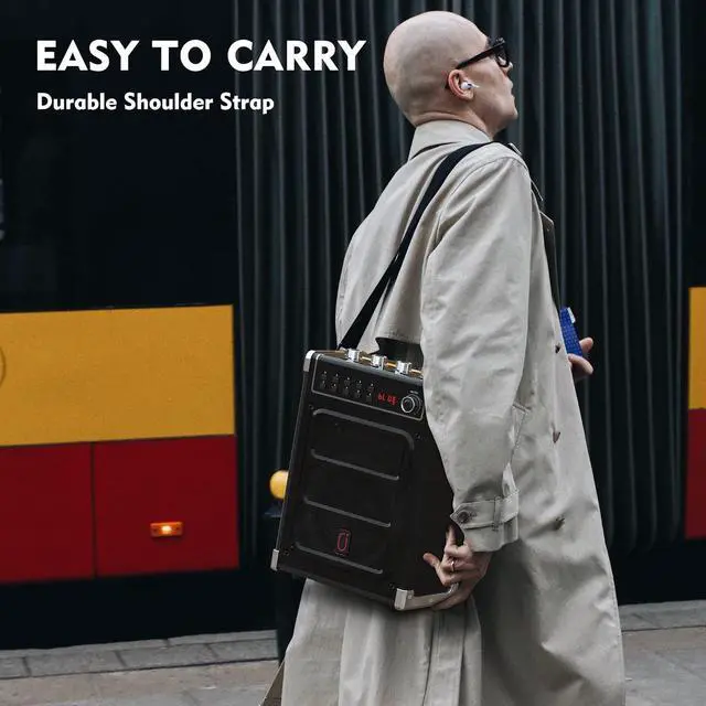 Alt view image 6 of 7 - Karaoke Machine with 2 Wireless Microphones, Portable Bass/Treble Bluetooth Speaker with LED Light, Support TWS, AUX in, FM, REC PA System with Remote Control, Supply for Party/Adults/Kids