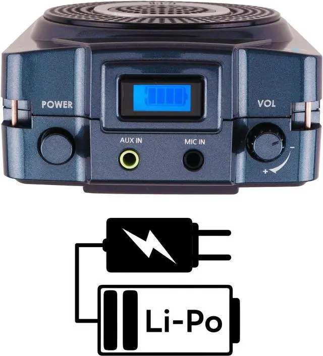 Alt view image 5 of 7 - SV 40W Portable Voice Amplifier with Microphones