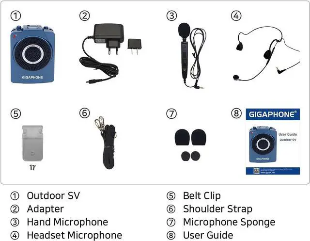 Alt view image 7 of 7 - SV 40W Portable Voice Amplifier with Microphones