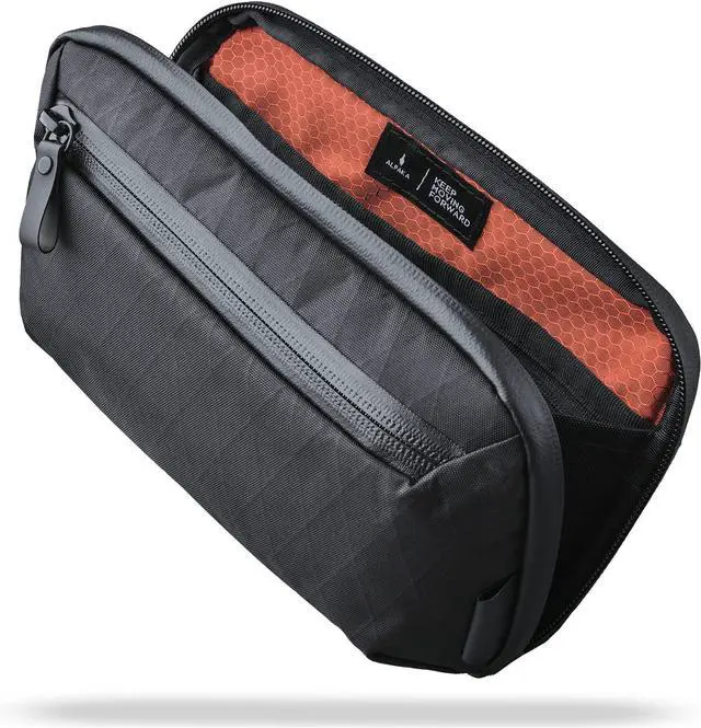 Main image of Tech Case Mini Small Travel Organizer Pouch for Electronics, Cables, Cell Phone | Tech Pouch for Electronic Accessories