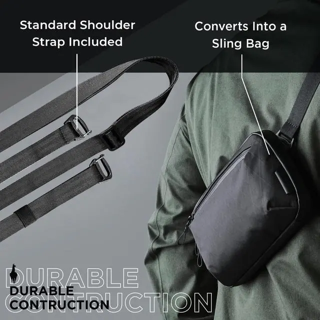 Alt view image 4 of 7 - Tech Case Mini Small Travel Organizer Pouch for Electronics, Cables, Cell Phone | Tech Pouch for Electronic Accessories