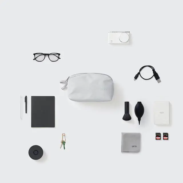 Alt view image 7 of 7 - Tech Organiser - Water Resistant, Recycled Electronics Travel Case, Cable Organiser Bag for Cords, Charger, Phone, Camera Accessories in Black