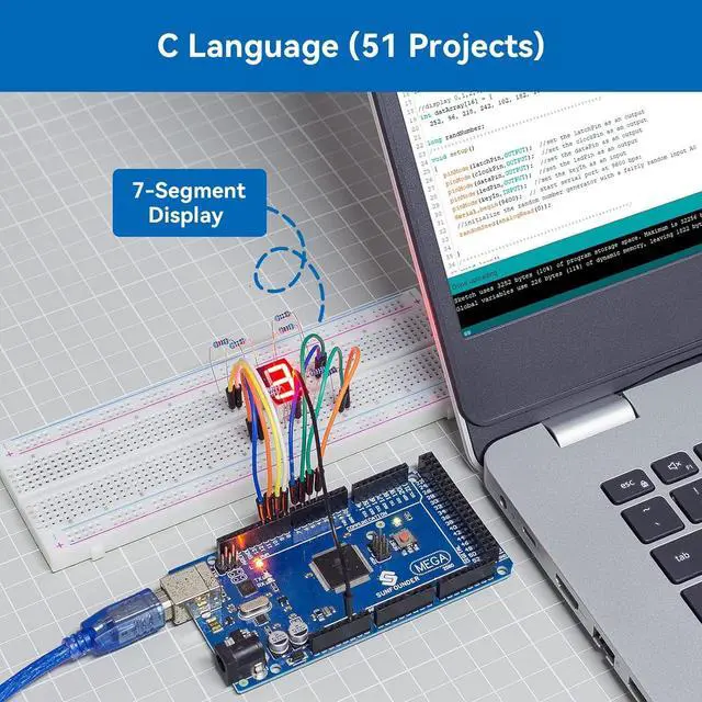 Alt view image 6 of 7 - Project The Most Complete Electronics Starter Kit Compatible with  Mega 2560 R3 Mega328 Nano, 73 Tutorials Included