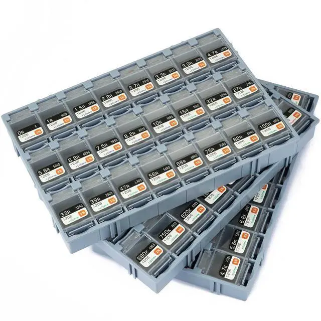 Main image of Resistor Design Kit,EIA 1206 Size,0R-10M Resistance,72 Values 7200PCS,1% Tolerance,RoHS Compliant