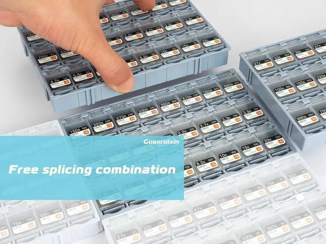 Alt view image 6 of 7 - Resistor Design Kit,EIA 1206 Size,0R-10M Resistance,72 Values 7200PCS,1% Tolerance,RoHS Compliant