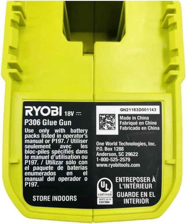 Alt view image 6 of 7 - 18-Volt Cordless Compact Glue Gun Combo Kit with Battery and Charger (NO Retail Packaging, Comes in Bulk Packaging)