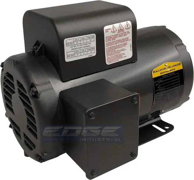 Alt view image 2 of 7 - 5HP AIR COMPRESSOR ELECTRIC MOTOR, 56HZ FRAME, 3450RPM, 208/230V, SINGLE-PHASE, 7/8" SHAFT, 1.15 SERVICE FACTOR MADE IN USA