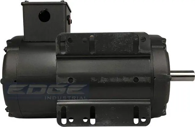 Alt view image 6 of 7 - 5HP AIR COMPRESSOR ELECTRIC MOTOR, 56HZ FRAME, 3450RPM, 208/230V, SINGLE-PHASE, 7/8" SHAFT, 1.15 SERVICE FACTOR MADE IN USA