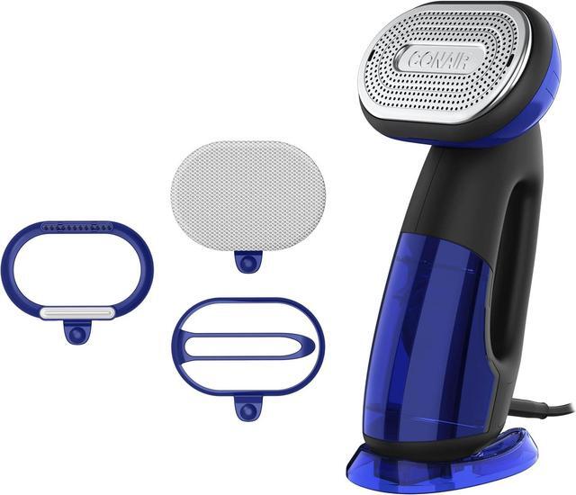 Main image of 2-in-1 Handheld Steamer and Iron for Clothes, Turbo ExtremeSteam 1875W Garment Steamer and Clothing Iron,Black / Blue