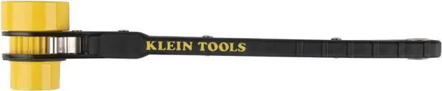 Alt view image 4 of 7 - KT151T Lineman's Ratcheting Wrench with Bolt-Through Design, 3/4-Inch, 13/16-Inch, 1-Inch x 1-1/8-Inch Combination Square Socket