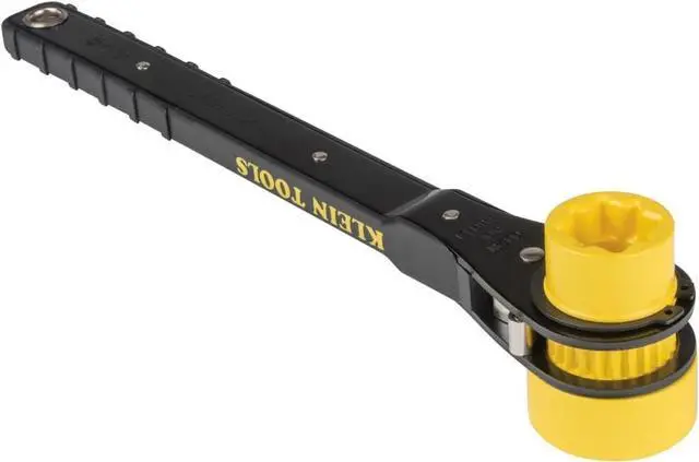 Alt view image 6 of 7 - KT151T Lineman's Ratcheting Wrench with Bolt-Through Design, 3/4-Inch, 13/16-Inch, 1-Inch x 1-1/8-Inch Combination Square Socket