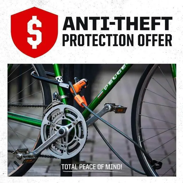 Alt view image 5 of 6 - New York FAHGETTABOUDIT 1217 Bike Chain Lock, 5.5 FT Long 12mm Steel Chain Heavy Duty Anti-Theft Bicycle Chain Lock with Keys, Ultimate Security for E-Bike, Motorcycle, Scooter