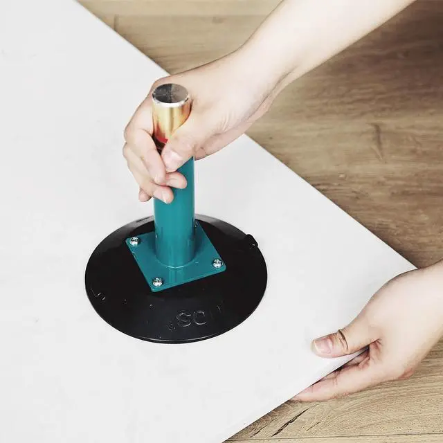 Alt view image 5 of 7 - A pair of 6" Vertical Vacuum Suction Cup with Metal Handle,Heavy Duty Vertical Hand-held Cups for Flat to Curved Surfaces, Brass Pump with Protective Cover (2 PACK)