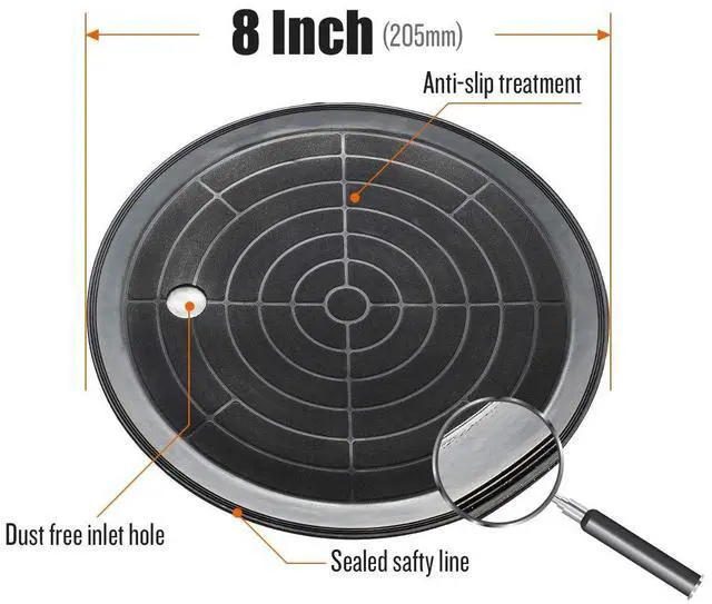 Alt view image 3 of 7 - 8" Glass Suction Cup with Metal Handle, Heavy Duty Vacuum Suction Cup Glass Lifter, Granite/Glass/Tiles Lifting Window Replacement, 240lbs Load Capacity with Carrying Case